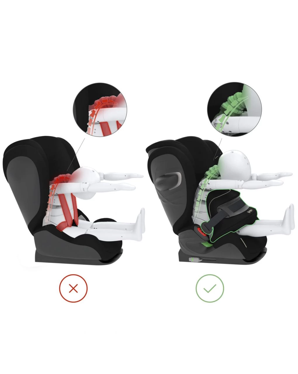 Seggiolino Auto Pallas G I-size Moon Black 76-150 Cm - Cybex 16 Seggiolino Auto Pallas G I-size Moon Black 76-150 Cm - Cybex - immagine 16