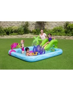 Play Center Acquario Fantastico Con Spruzzi 239x206x86 Cm Anelli Gonfiabili Inclusi - Bestway -Negozio Di Prodotti Per Bambini 6280616e xz 1200673 3