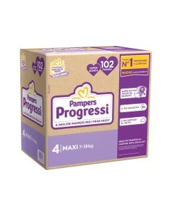 Progressi Taglia 4 Maxi Pacco Scorta X102 - Pampers