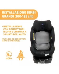 Seggiolino Auto Seat3 Fit I-size Black Air 40-125 Cm - Chicco -Negozio Di Prodotti Per Bambini 6758ea86 xz 000000000000693506 02
