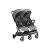 Passeggino Gemellare Twin Sketch Grey Telaio Nero