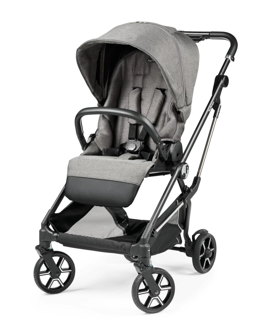 Trio Vivace Slk City Grey Con Culla Grande - Peg Perego 3 Trio Vivace Slk City Grey Con Culla Grande - Peg Perego - immagine 3