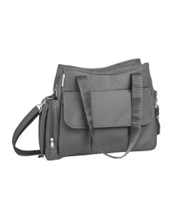 Borsa Shoulder Con Tasche Grigio - Giordani