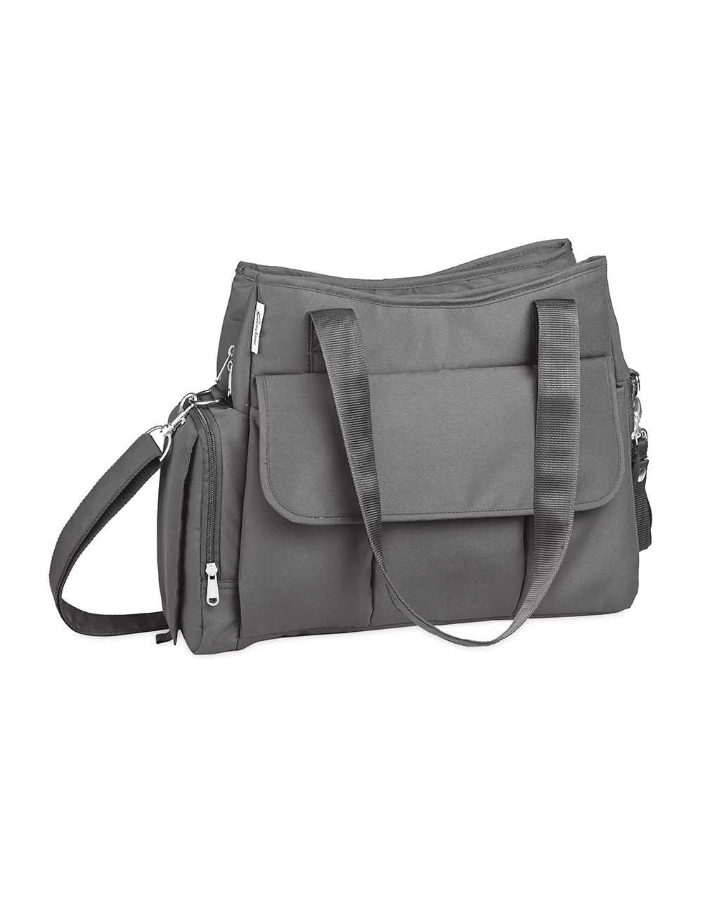 Borsa Shoulder Con Tasche Grigio - Giordani 1 Borsa Shoulder Con Tasche Grigio - Giordani