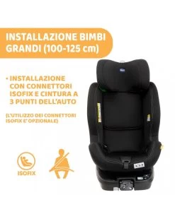 Seggiolino Auto Seat3 Fit I-size Black 40-150 Cm - Chicco -Negozio Di Prodotti Per Bambini 6d56a9a8 xz 000000000000693504 02