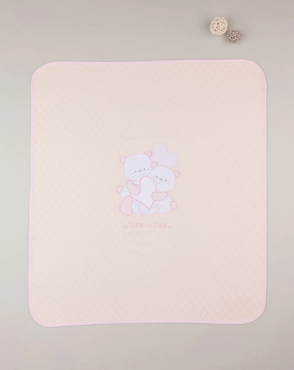 Coperta Neonato Pelliccetta Rosa Con Orsetto 1 Coperta Neonato Pelliccetta Rosa Con Orsetto