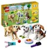Adorabili Cagnolini Set 3 In 1 Con Bassotto Carlino Barboncino + Altri Animali Da Costruire - Lego Creator