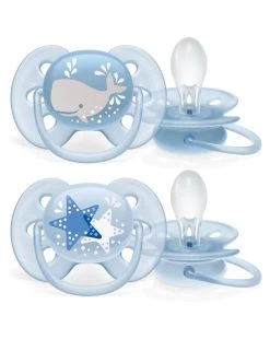 Philips Avent 2 Succhietti Ultra Soft 6-18m Balena