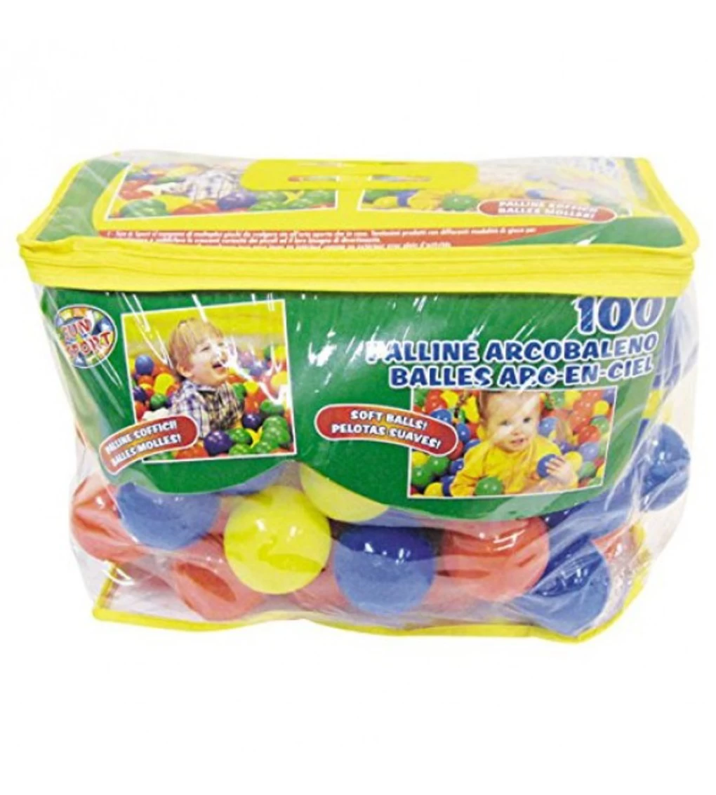 Sun&sport - Sacca Con 100 Palline Diam 6cm 1 Sun&sport - Sacca Con 100 Palline Diam 6cm