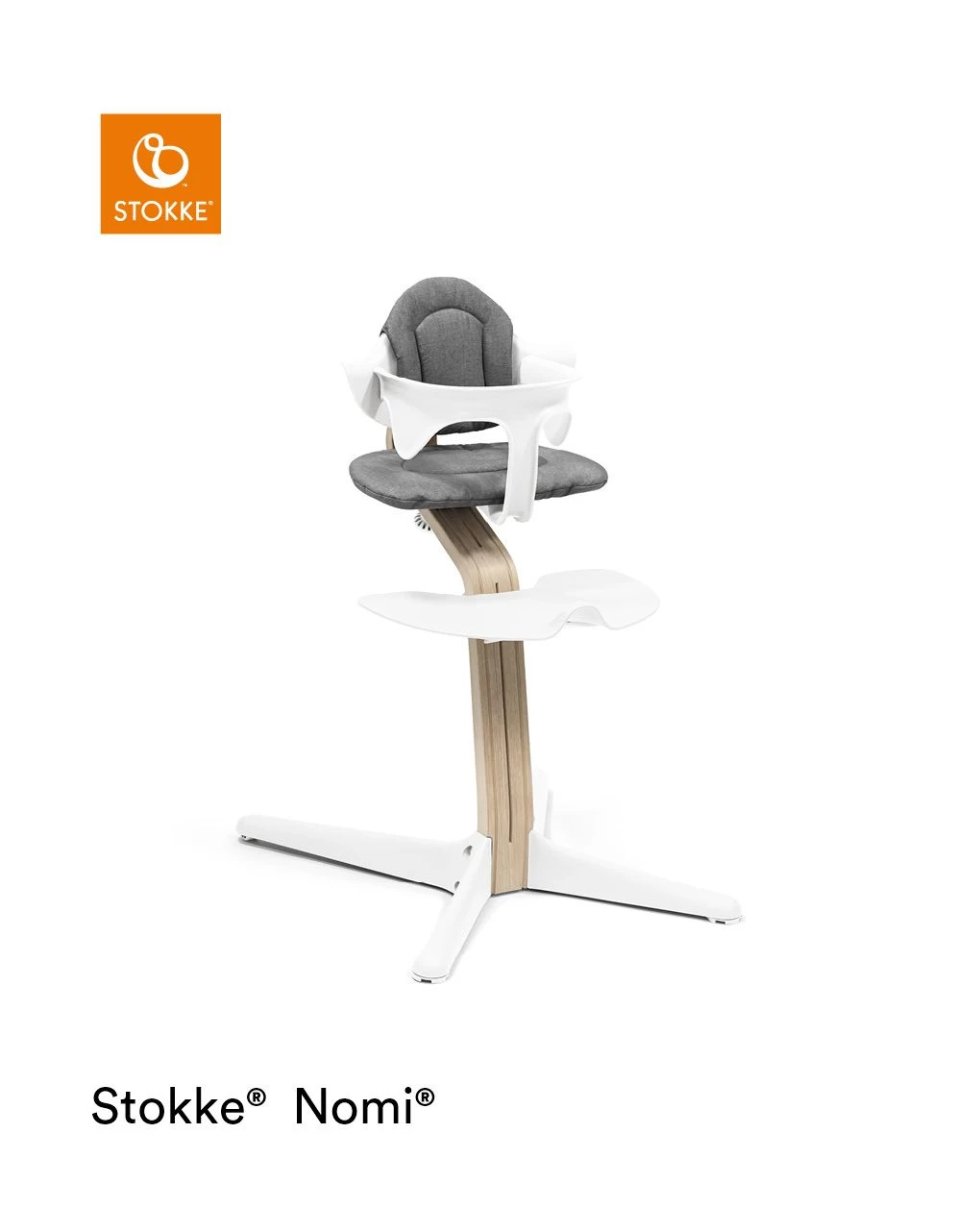 Sedia Nomi® Natural White - Stokke® 3 Sedia Nomi® Natural White - Stokke® - immagine 3