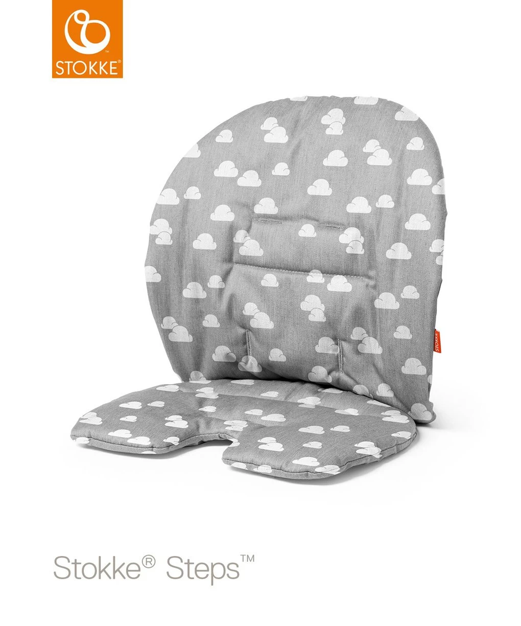 Cuscino Stokke® Steps Baby Set - Grey Clouds 1 Cuscino Stokke® Steps Baby Set - Grey Clouds
