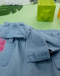 Short Chambray Bimba "fiori" 8 Short Chambray Bimba "fiori" -Negozio Di Prodotti Per Bambini 8541c803 xz 1293368 3