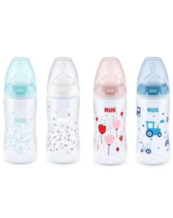 Nuk Bib Fc+ Temp Contr. Pp300ml Sil 0-6m