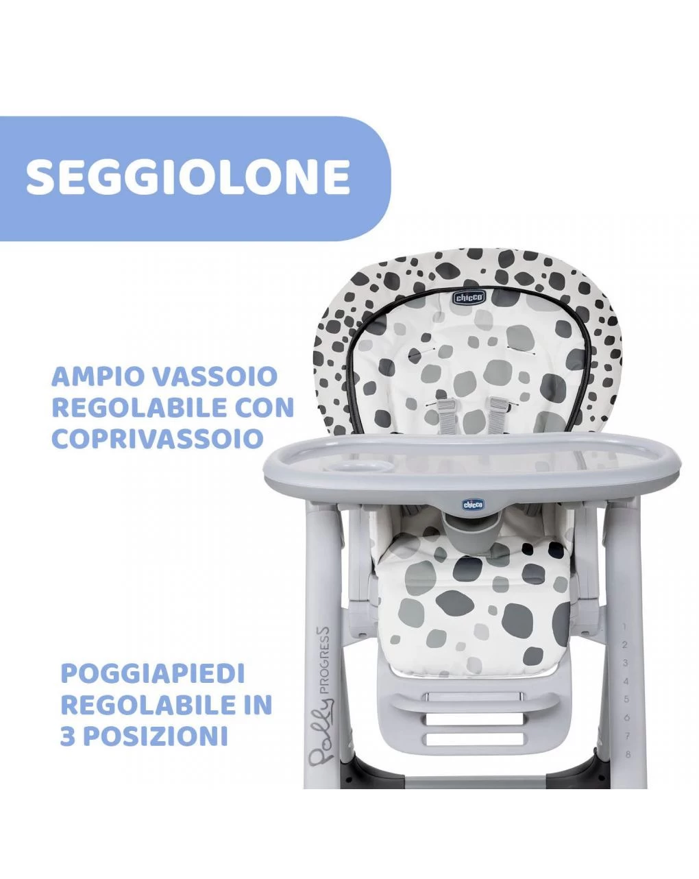 Seggiolone Chicco Polly Progres5 Anthracite 3 Seggiolone Chicco Polly Progres5 Anthracite - immagine 3