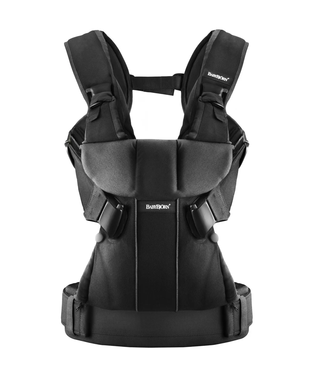 Marsupio Baby Carrier One Black Cotton Mix 1 Marsupio Baby Carrier One Black Cotton Mix
