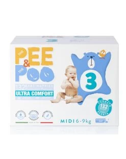 Pee&amp;poo - Jumbo Midi Tg3 132pz