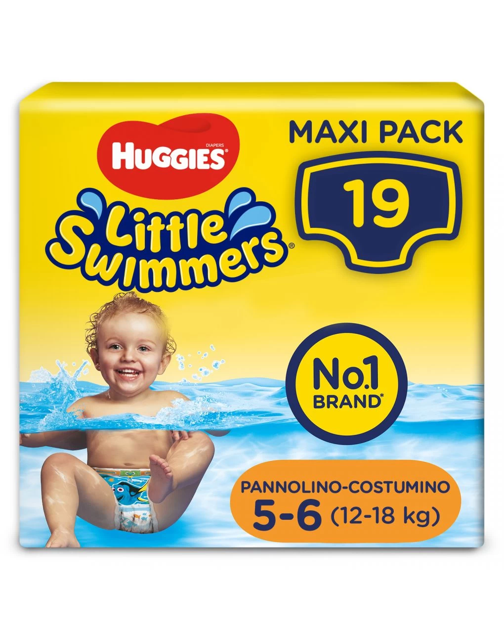 Huggies – Little Swimmers Pacco Doppio Tg. 5-6 (19 Pannolini) 1 Huggies – Little Swimmers Pacco Doppio Tg. 5-6 (19 Pannolini)