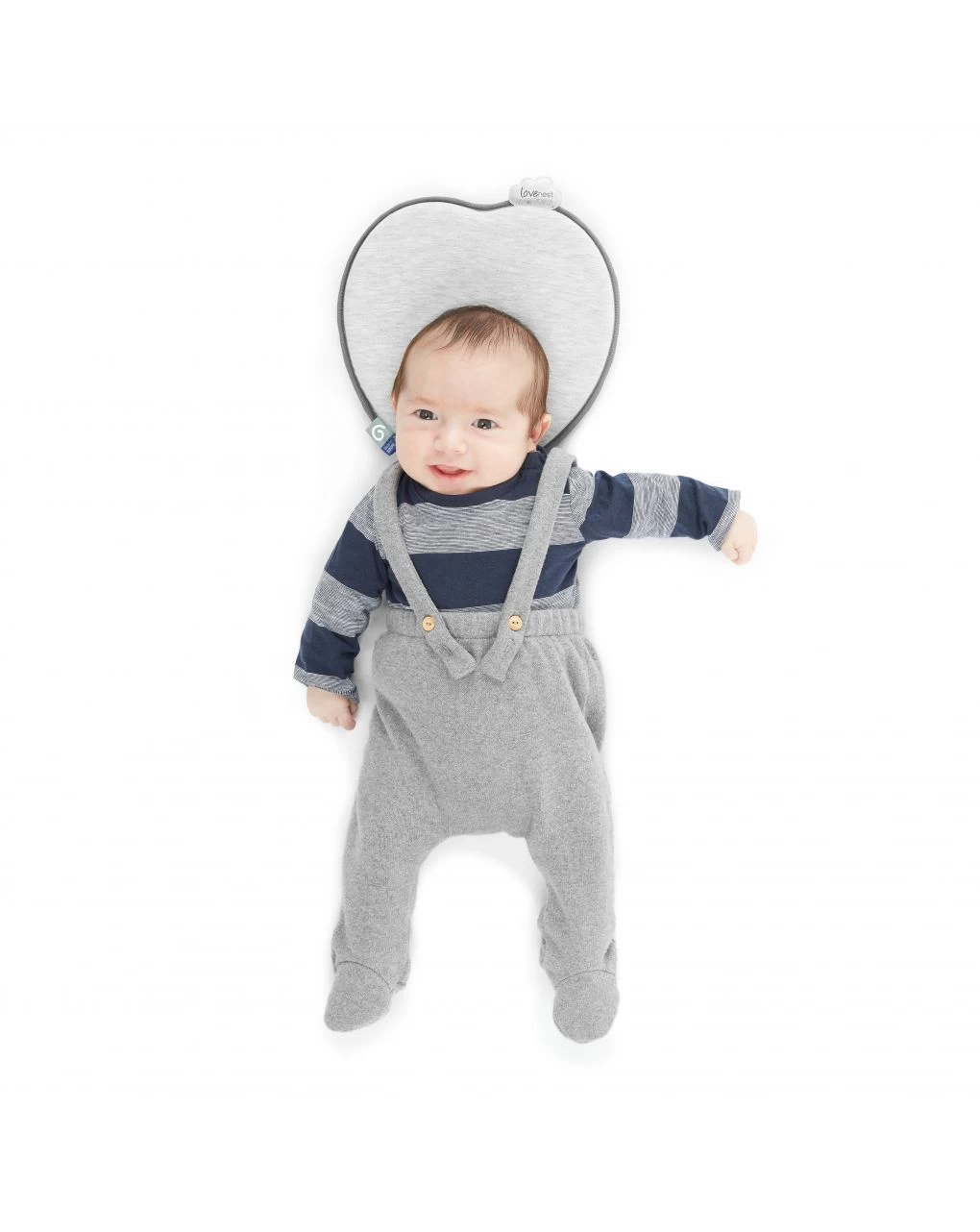 Cuscino Lovenest Grigio - Babymoov 11 Cuscino Lovenest Grigio - Babymoov - immagine 11