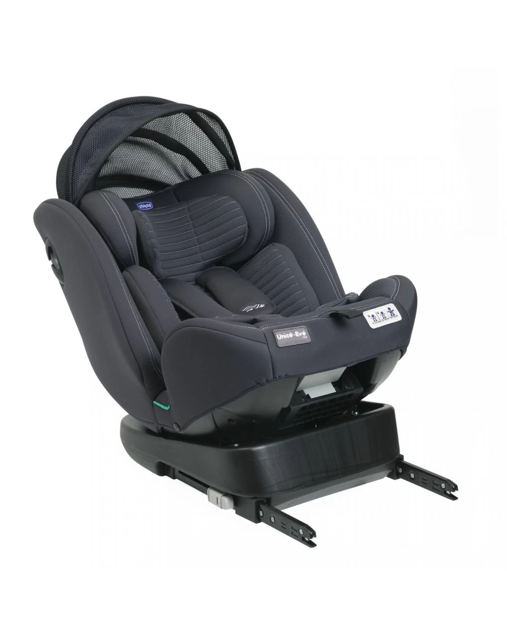 Seggiolino Auto Unico Evo I-size Air Graphite 40-150 Cm - Chicco 4 Seggiolino Auto Unico Evo I-size Air Graphite 40-150 Cm - Chicco - immagine 4