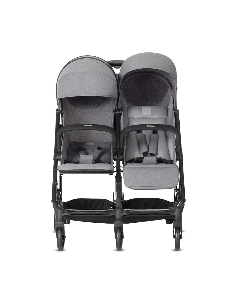 Passeggino Gemellare Twin Sketch Grey Telaio Nero 2 Passeggino Gemellare Twin Sketch Grey Telaio Nero - immagine 2