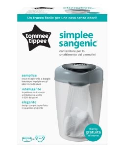 Tommee Tippee Sangenic Simplee Sistema Di Smaltimento Pannolini, Bianco -Negozio Di Prodotti Per Bambini 9de5c669 551013 2