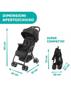 Passeggino Ohlalà3 Jet Black - Chicco -Negozio Di Prodotti Per Bambini 9e5a0b97 xz art0000010750 4