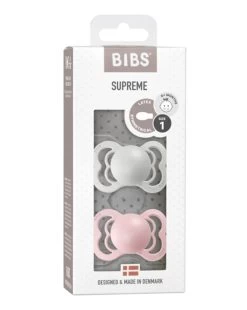 Set 2 Ciucci Tettarella Simmetrica In Gomma Naturale 0/6 Mesi - Colore Haze E Rosa - Bibs -Negozio Di Prodotti Per Bambini a128dac8 xz 1345910 3