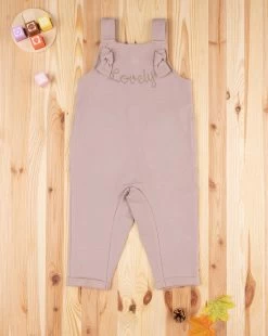 Salopette French Terry Bimba Rosa