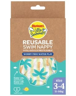 Little Swimmers Pannolino Lavabile Tg. M (11-14 Kg) - Huggies