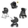 Aptica Xt System Quattro Con Seggiolino Darwin E Telaio - Colore Magnet Grey - Inglesina