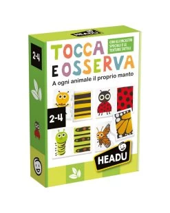 Tocca &amp; Osserva Metodo Montessori. A Ogni Animale Il Proprio Manto 2/4 Anni - Headu