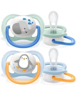 Philips Avent 2 Succhietti Ultra Air Collection 0-6m Animaletti