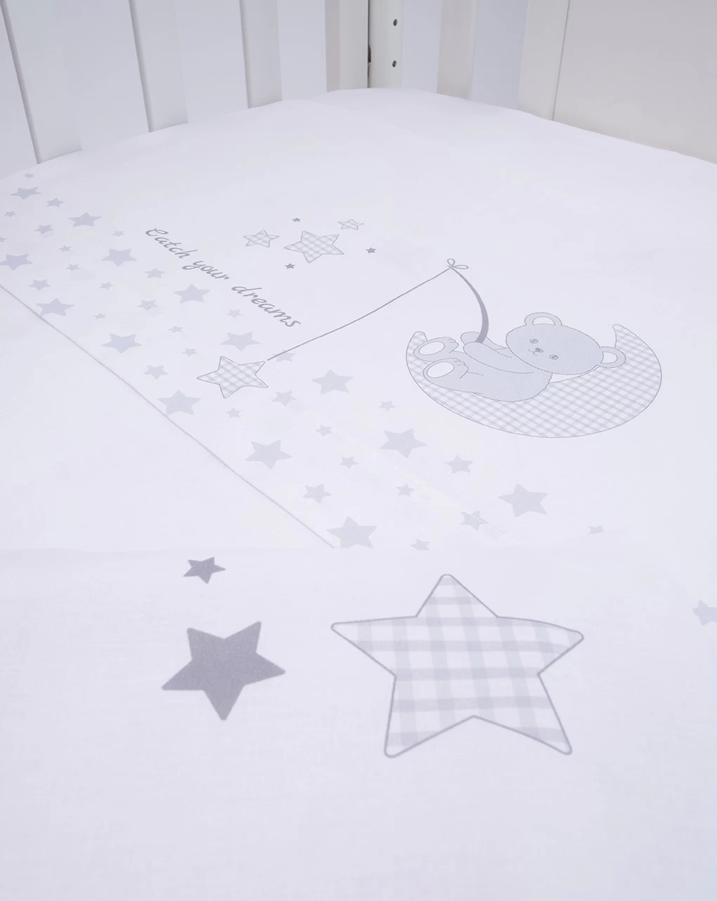 Set Letto Unisex "orsetto E Luna" 4 Set Letto Unisex "orsetto E Luna" - immagine 4