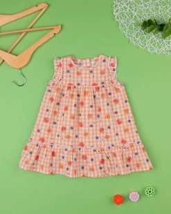 Abito Bimba Vichy "fruit"