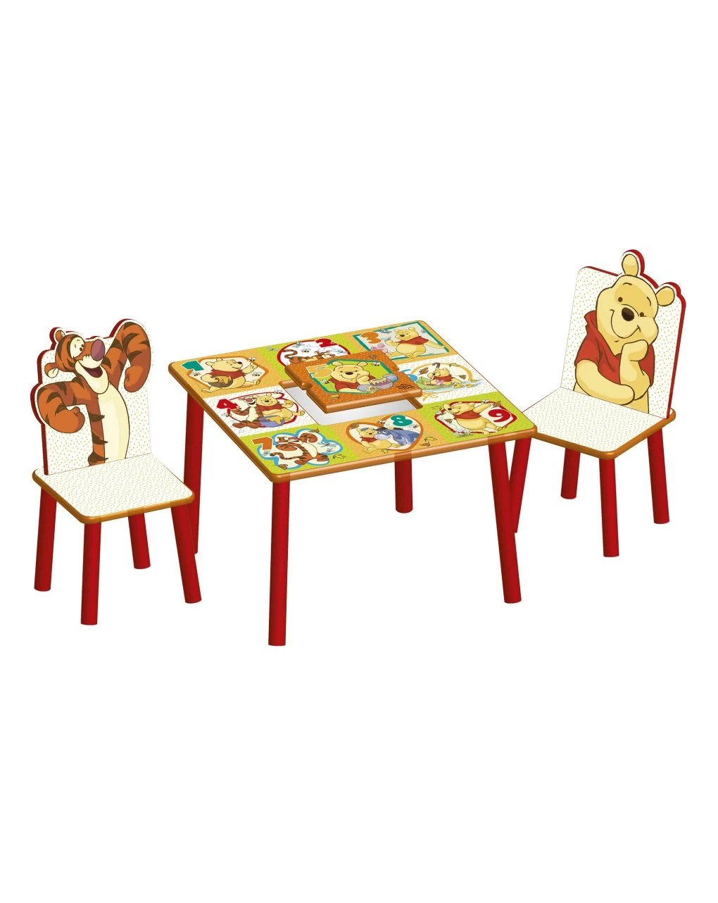 Baby Smile - Winnie The Pooh Tavolo E Sedie 1 Baby Smile - Winnie The Pooh Tavolo E Sedie