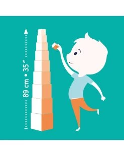 10 Cubi Sovrapponibili In Cartone 'rigolo' - Djeco -Negozio Di Prodotti Per Bambini aef069b8 xz 460214 4