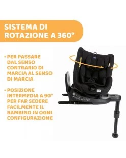 Chicco Seat2fit I-size Black 45-105 Cm -Negozio Di Prodotti Per Bambini b1601d87 xz 000000000000688001 02