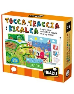 Tocca Traccia E Ricalca. La Più Ricca Raccolta Di Attività Di Pregrafismo 3/6 Anni - Headu