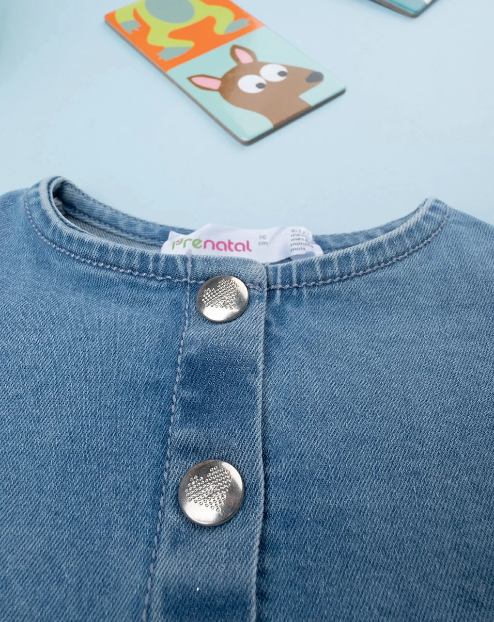 Abito Bimba Tencel E Sangallo 3 Abito Bimba Tencel E Sangallo - immagine 3