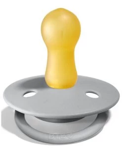 Set 2 Ciucci Tettarella Tonda In Gomma Naturale 6/18 Mesi - Colore Cloud E Steel Blue - Bibs -Negozio Di Prodotti Per Bambini b712fa01 xz 1345906 2