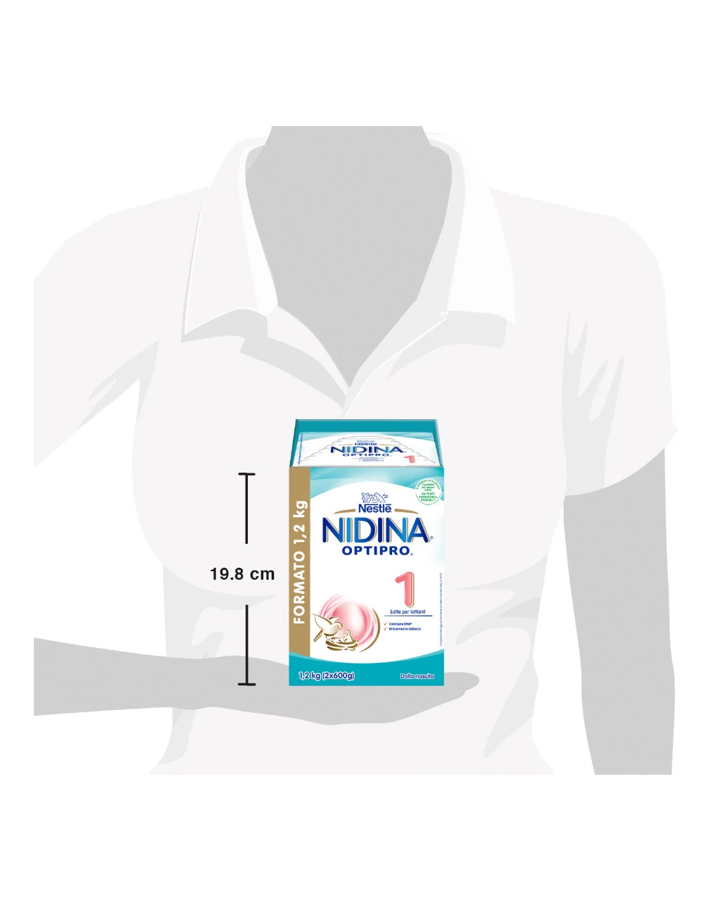 Nestlé Nidina Optipro 1 Dalla Nascita Latte In Polvere - 1.2 Kg (2x600g) 5 Nestlé Nidina Optipro 1 Dalla Nascita Latte In Polvere - 1.2 Kg (2x600g) - immagine 5