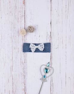 Fascia Casual Capelli Neonata Con Fiocco