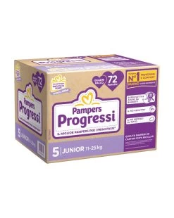 Progressi Taglia 5 Junior Quadri Pacco X72 - Pampers