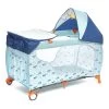 Lettino Da Viaggio Deluxe Ocean Pesciolini Blue