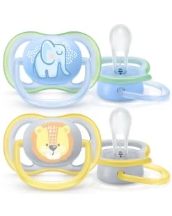 Philips Avent 2 Succhietti Ultra Air 0-6 Animaletti Savana