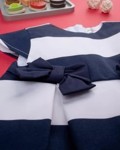 Abito Bimba Rigato Blu -Negozio Di Prodotti Per Bambini c71b22be xz 1288990 2