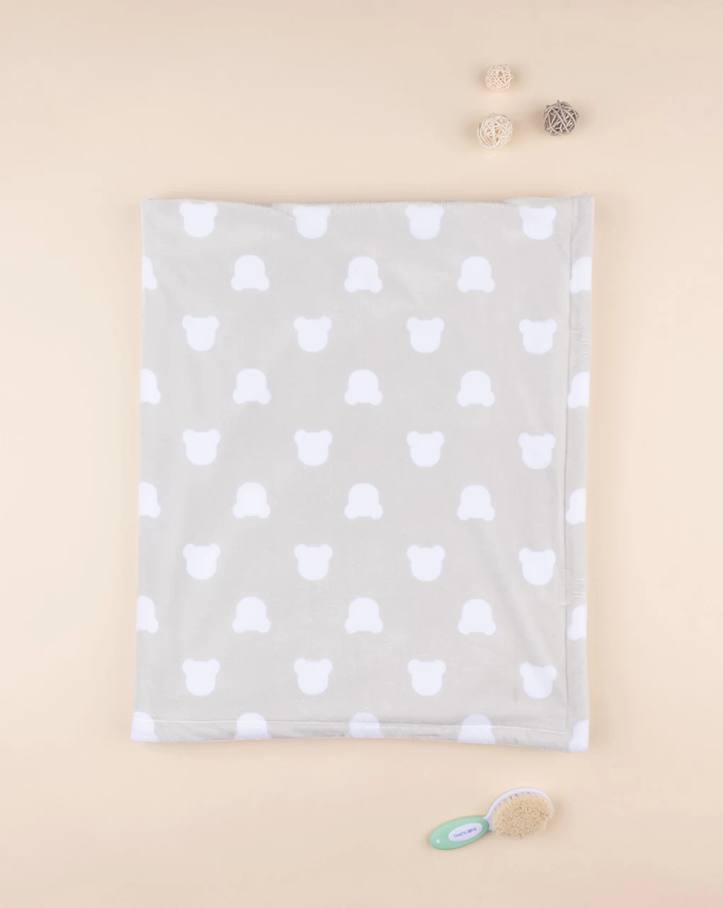 Coperta Letto Pile Unisex Gray 1 Coperta Letto Pile Unisex Gray