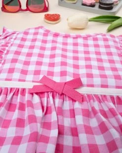 Abito Estivo Bimba In Jersey A Quadretti -Negozio Di Prodotti Per Bambini ce3d40cd xz 1289602 2
