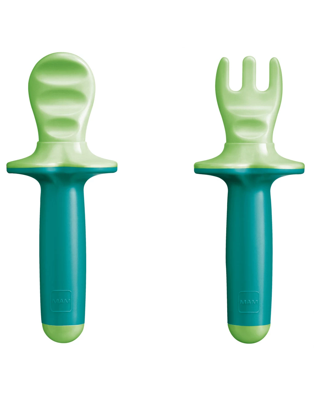 Mam Dipper Set, Set Posate Con Forchetta E Cucchiaio, 6+ Mesi, Neutro 1 Mam Dipper Set, Set Posate Con Forchetta E Cucchiaio, 6+ Mesi, Neutro