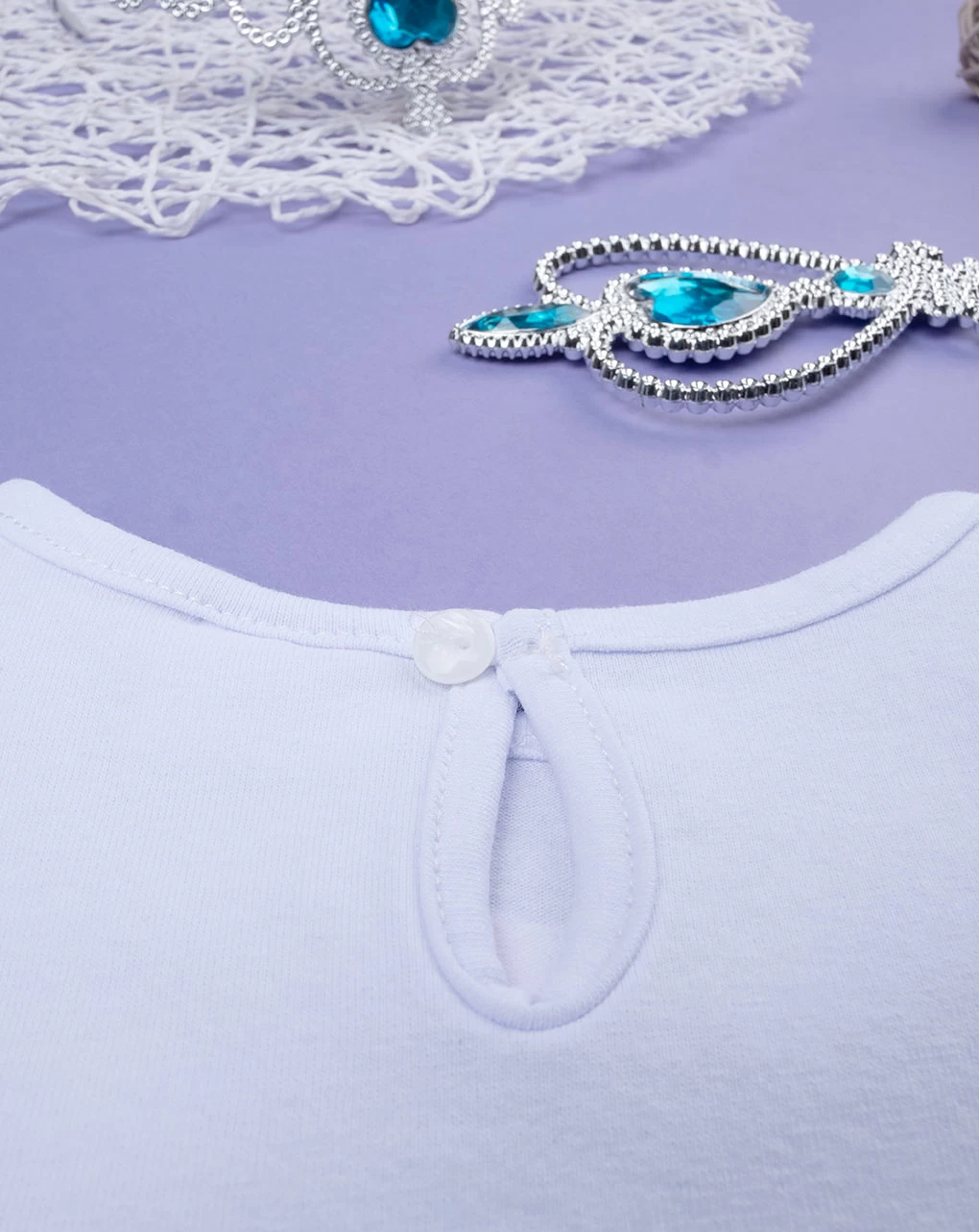 Abito Bimba In Jersey Gonna Di Tulle 4 Abito Bimba In Jersey Gonna Di Tulle - immagine 4